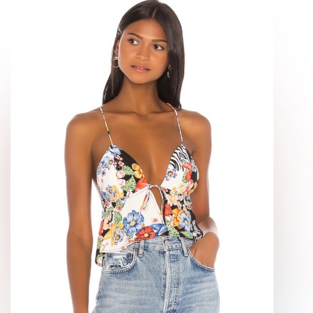 Super down tie front tank